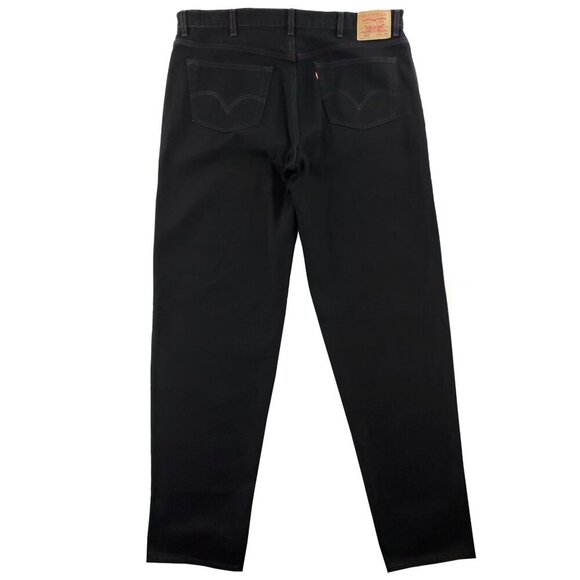Levi's 560 Jeans Vintage Comfort Fit USA Black Denim Y2K Men "42x38" Real 44x38 - Picture 3 of 12